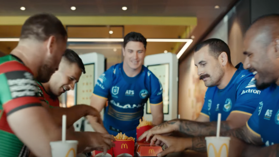 Ray Warren comes out of retirement to voice Macca’s campaign